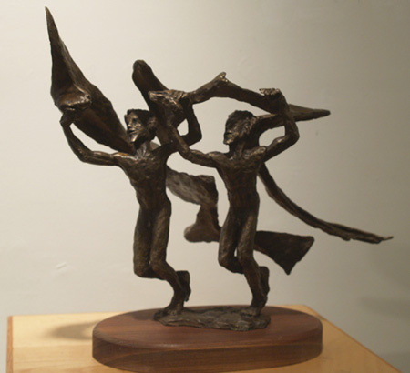 Jesus and John dancing